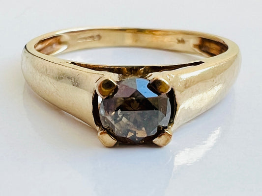9ct Gold Chocolate Diamond Ring