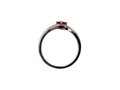 9ct Gold Ruby & Diamond Stacking Ring