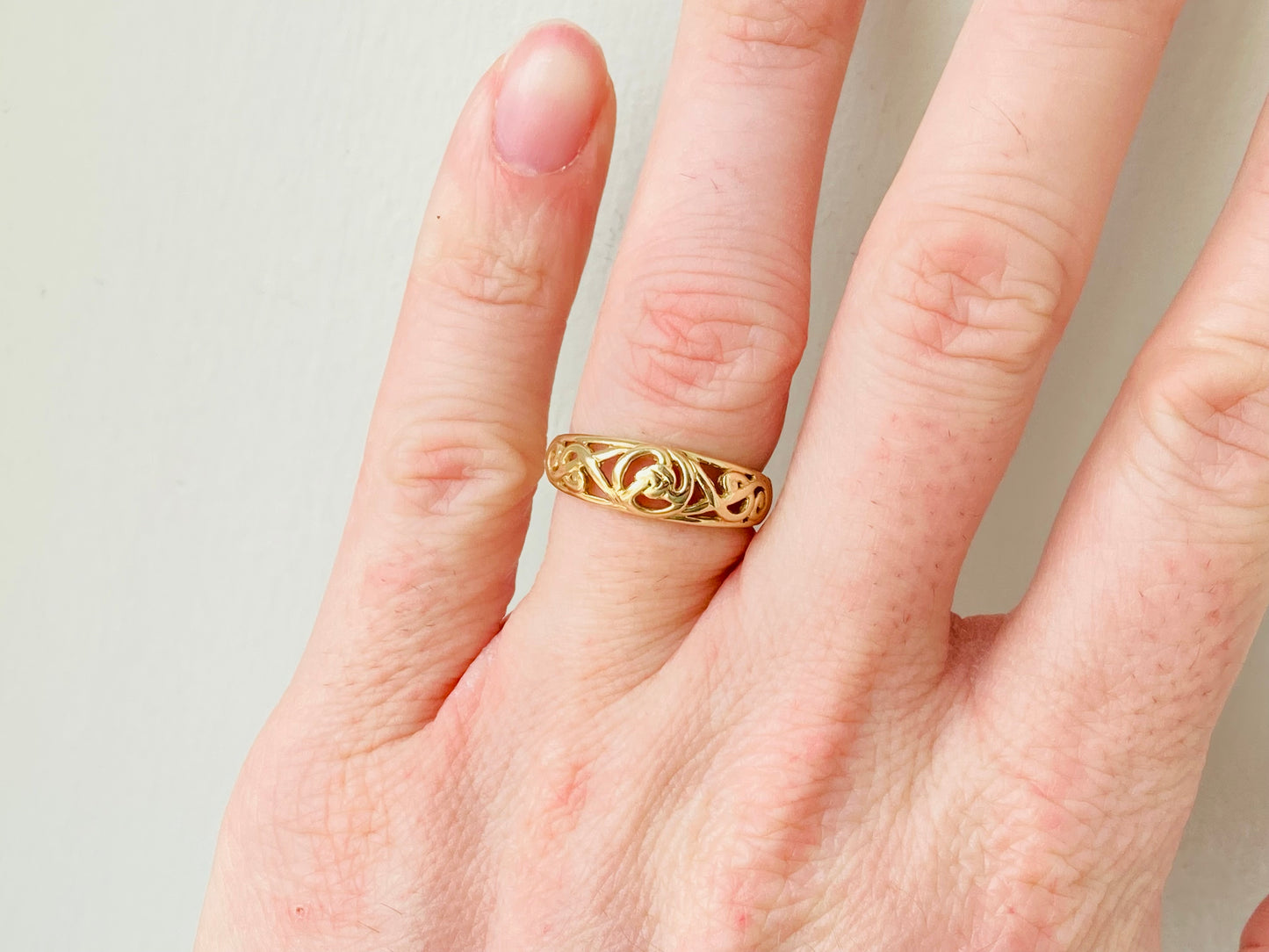 9ct Gold Celtic Style Ring