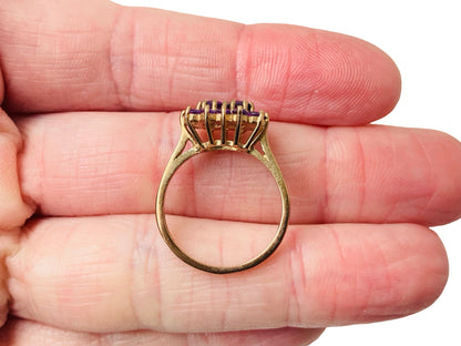 9ct Gold Amethyst Ring