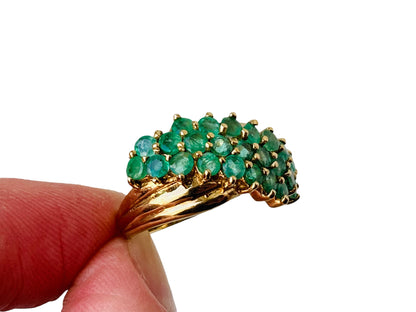 9ct Gold Emerald Ring