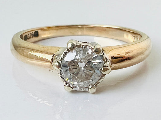 9ct Gold Diamond 0.30ct Solitaire Ring