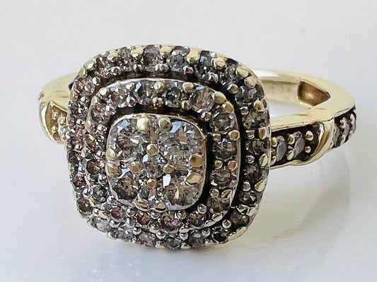 9ct Gold 0.51ct Diamond Ring