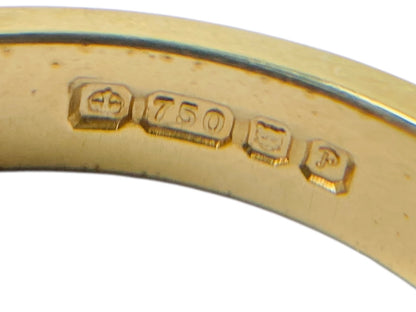 Vintage 18ct Gold Sapphire & Diamond Ring