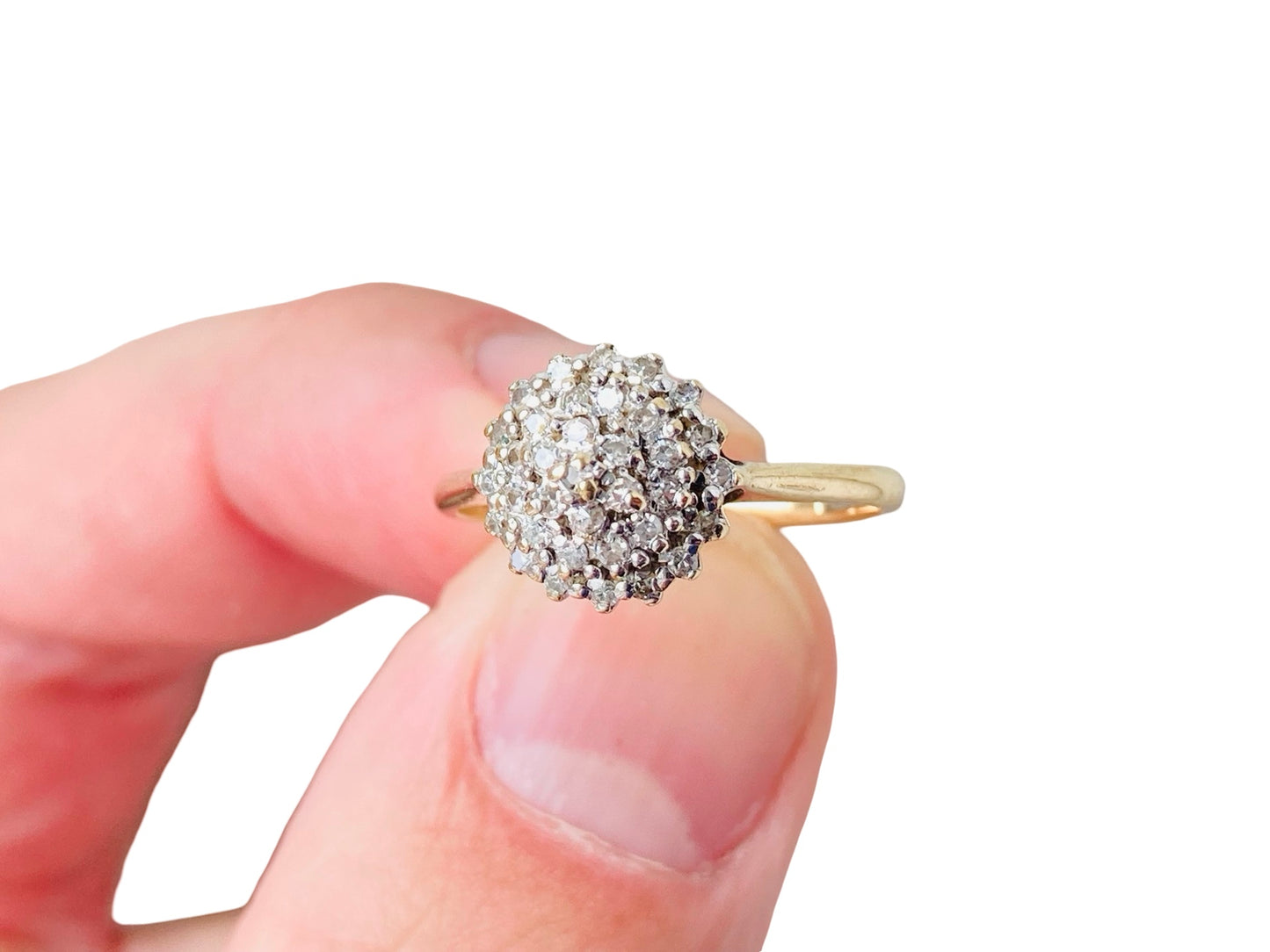 Vintage 9ct Gold Diamond Ring