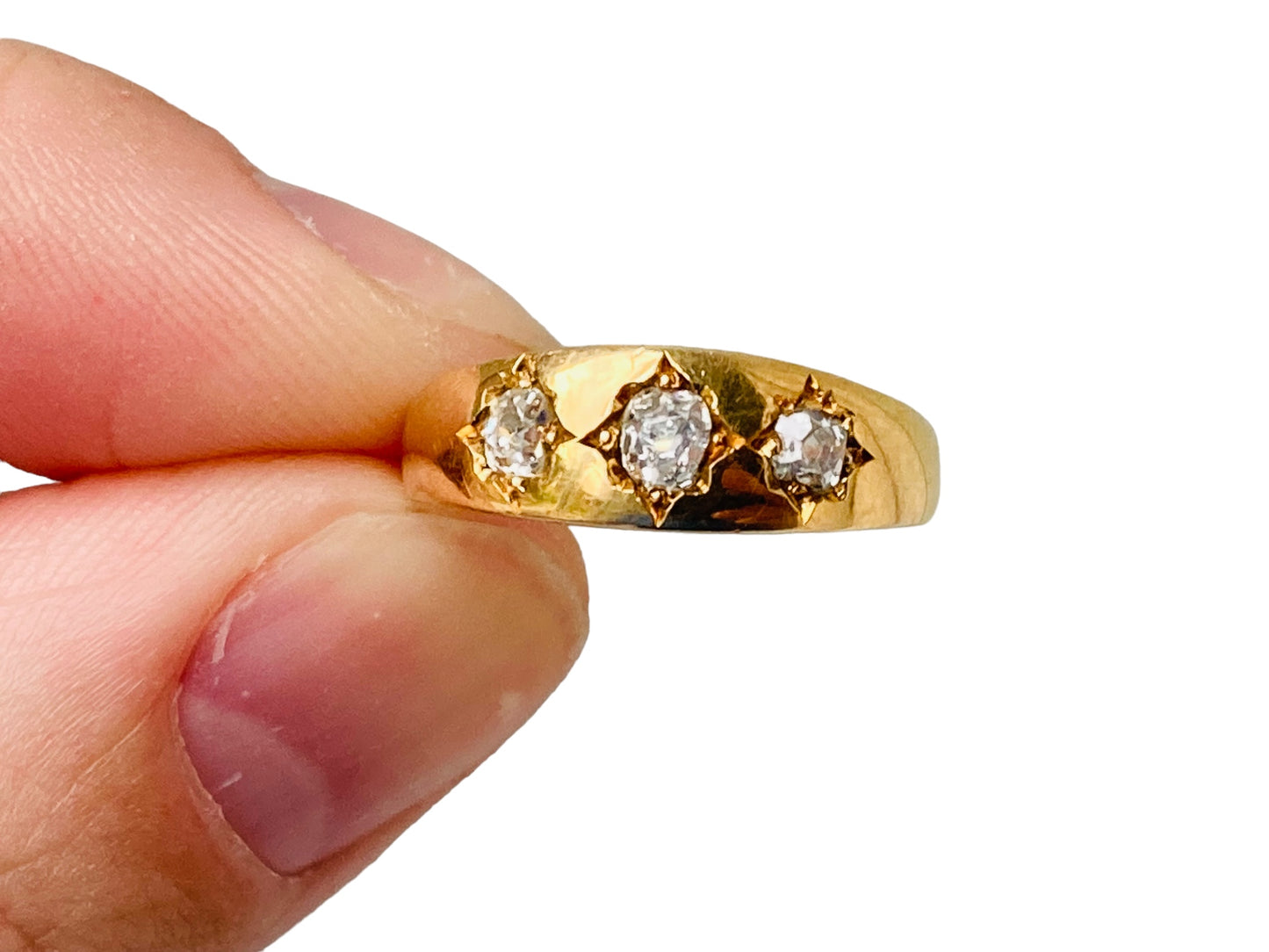 Antique 18ct Gold Diamond Ring