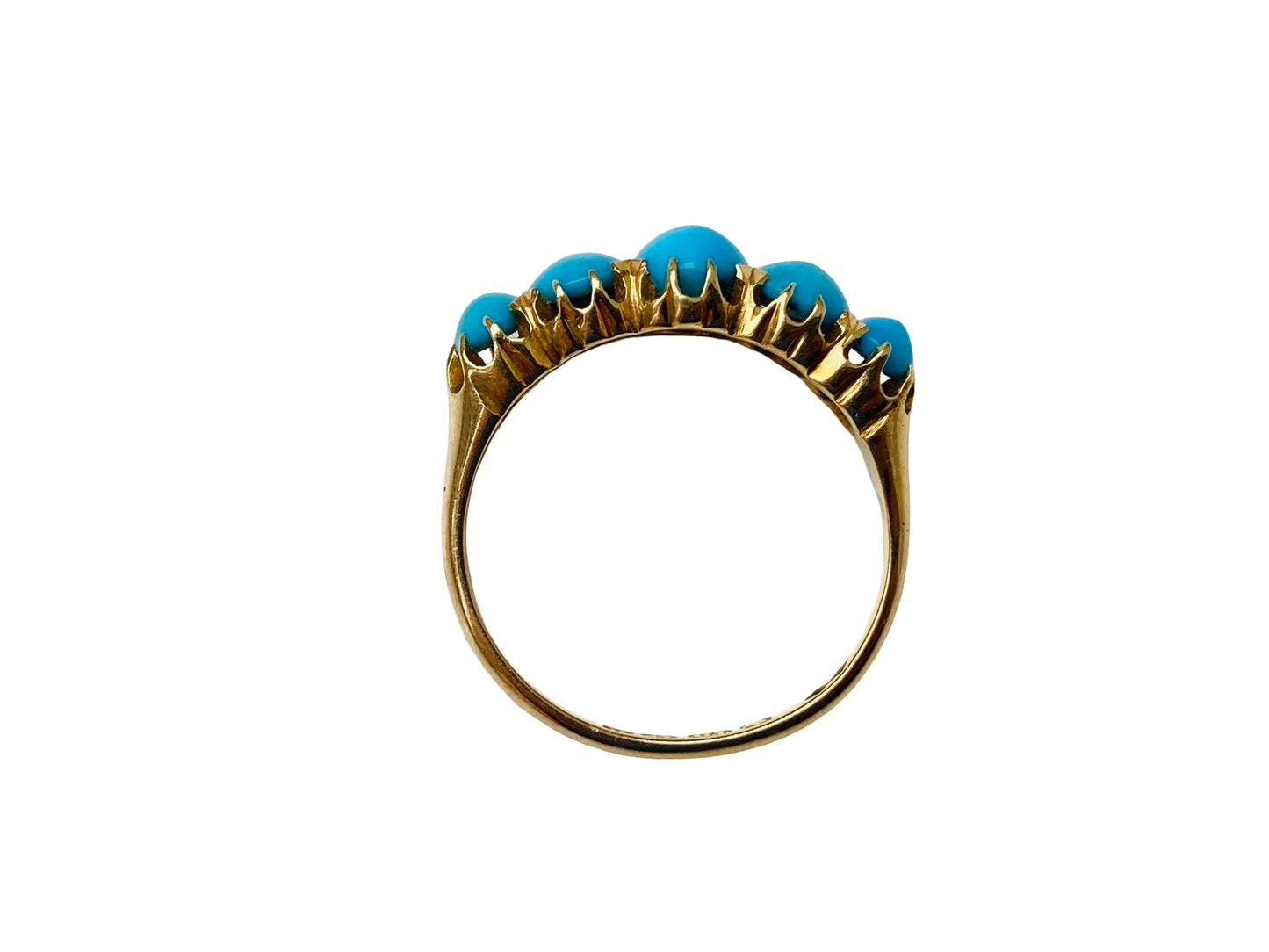 Antique 18ct Gold Turquoise Ring