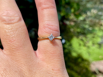 9ct Gold Clogau Diamond Ring