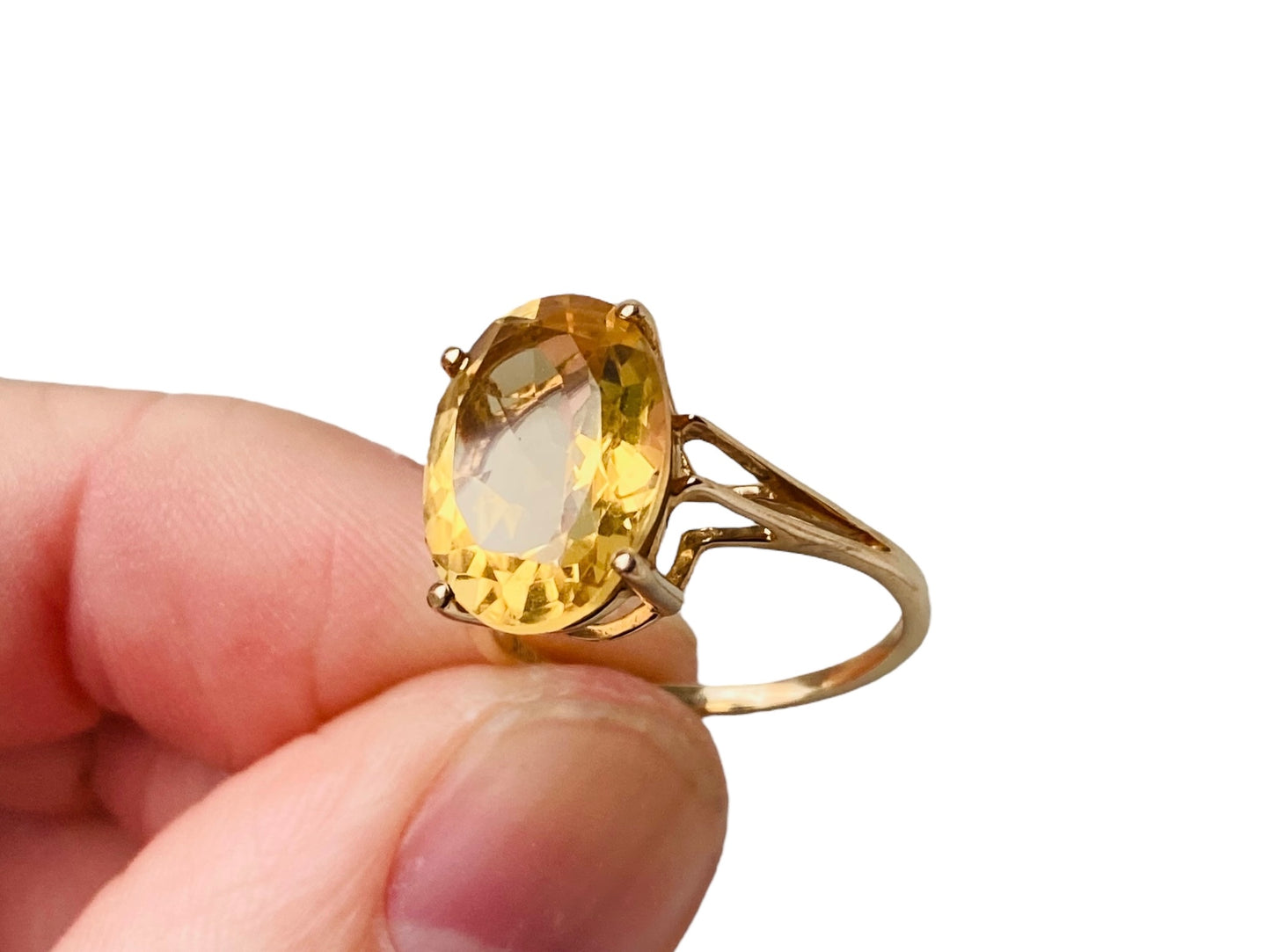 9ct Gold Citrine Ring