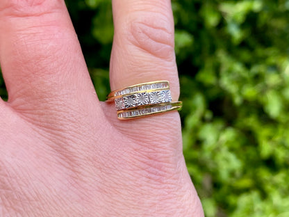 9ct Gold Diamond Ring