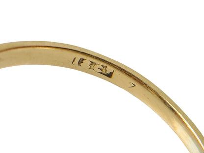 Antique 18ct Gold & Platinum Sapphire & Diamond Ring