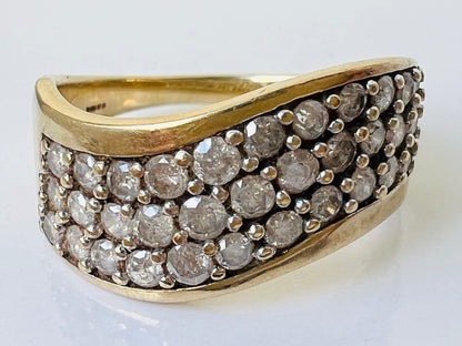 9ct Gold Diamond Ring