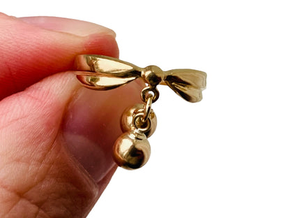 9ct Gold Dangle Ball Ring