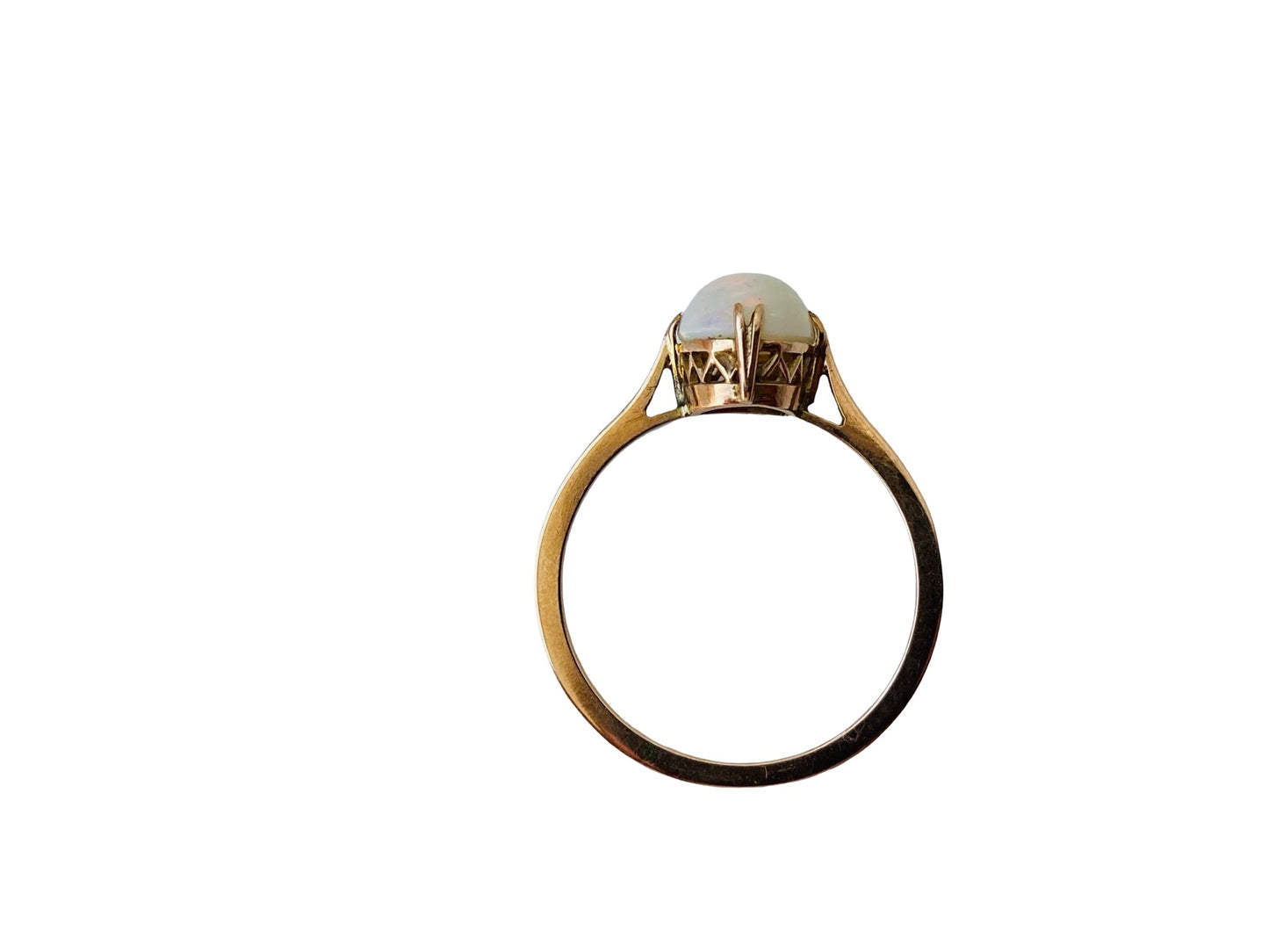 Antique 9ct Gold Opal Ring