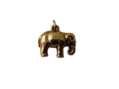 Vintage 9ct Gold Elephant Pendant or Charm