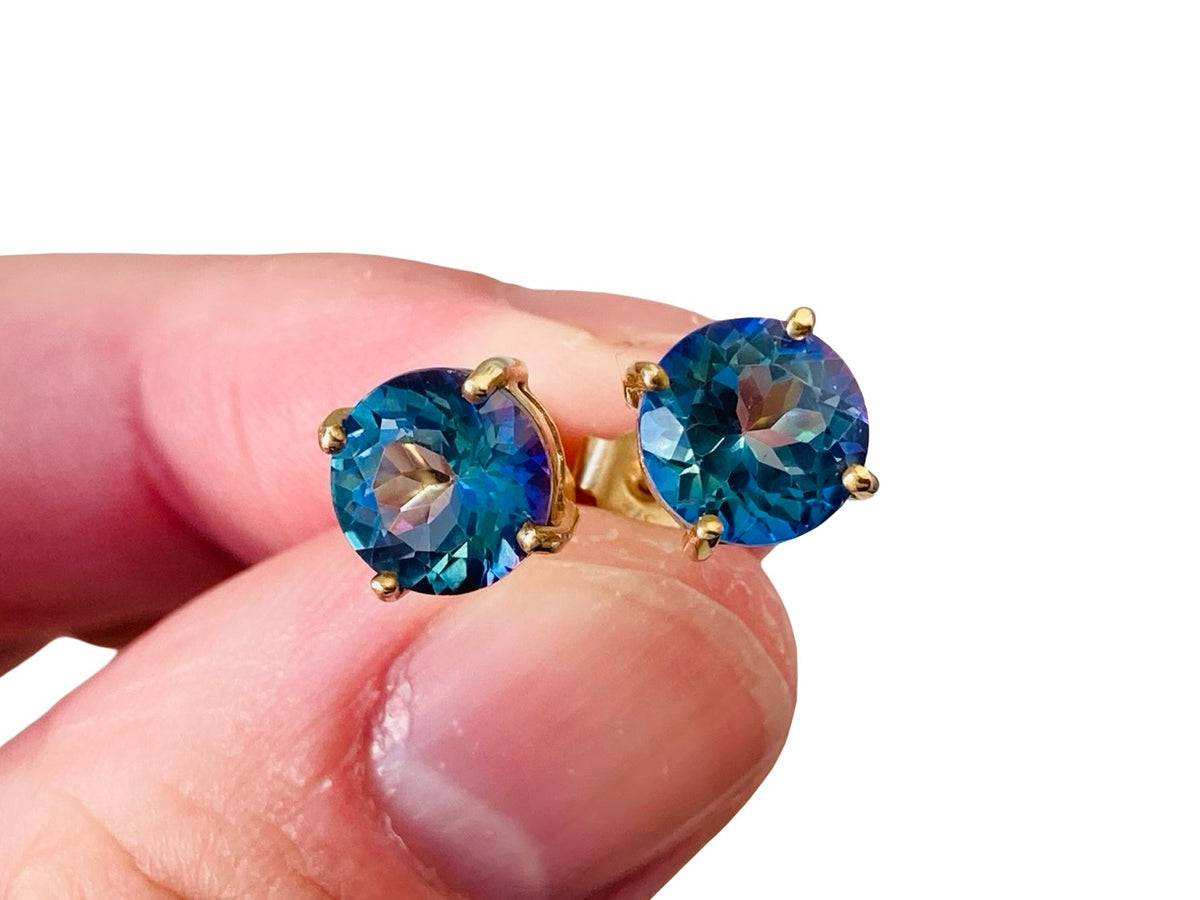 9ct Gold Topaz Earrings