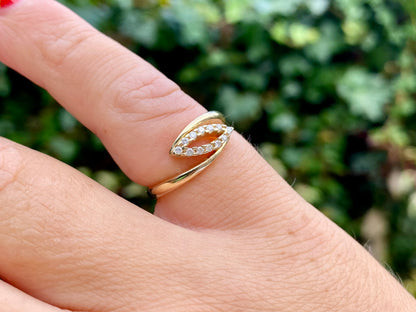 9ct Gold Diamond Ring