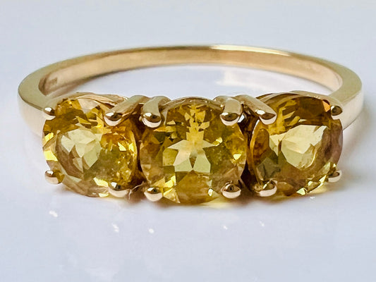 9ct Gold Citrine Ring