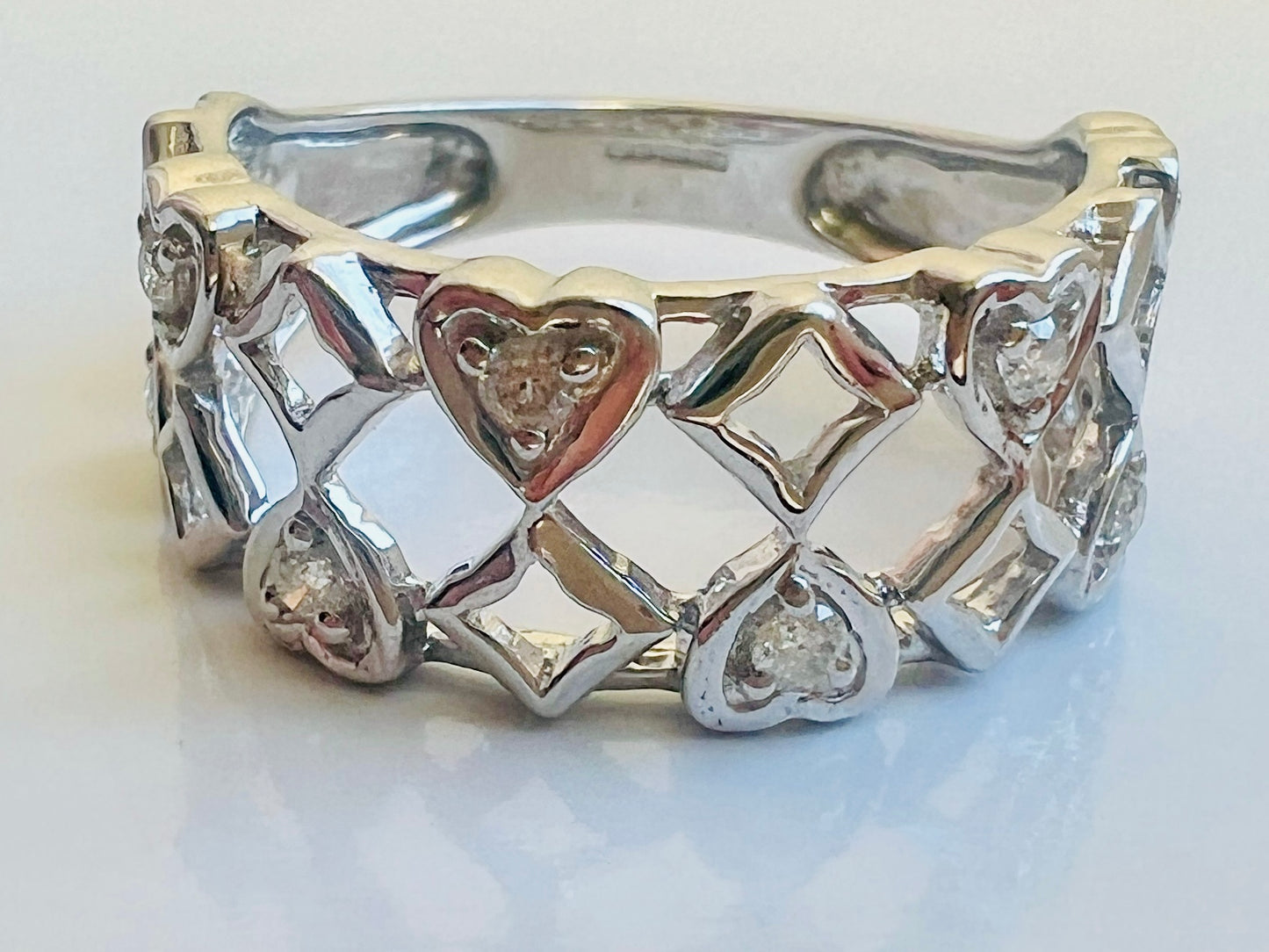 9ct Gold Diamond Ring