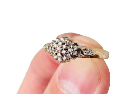 9ct Gold Diamond Ring