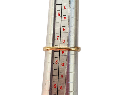 Vintage 9ct Gold Ruby & Diamond Daisy Ring