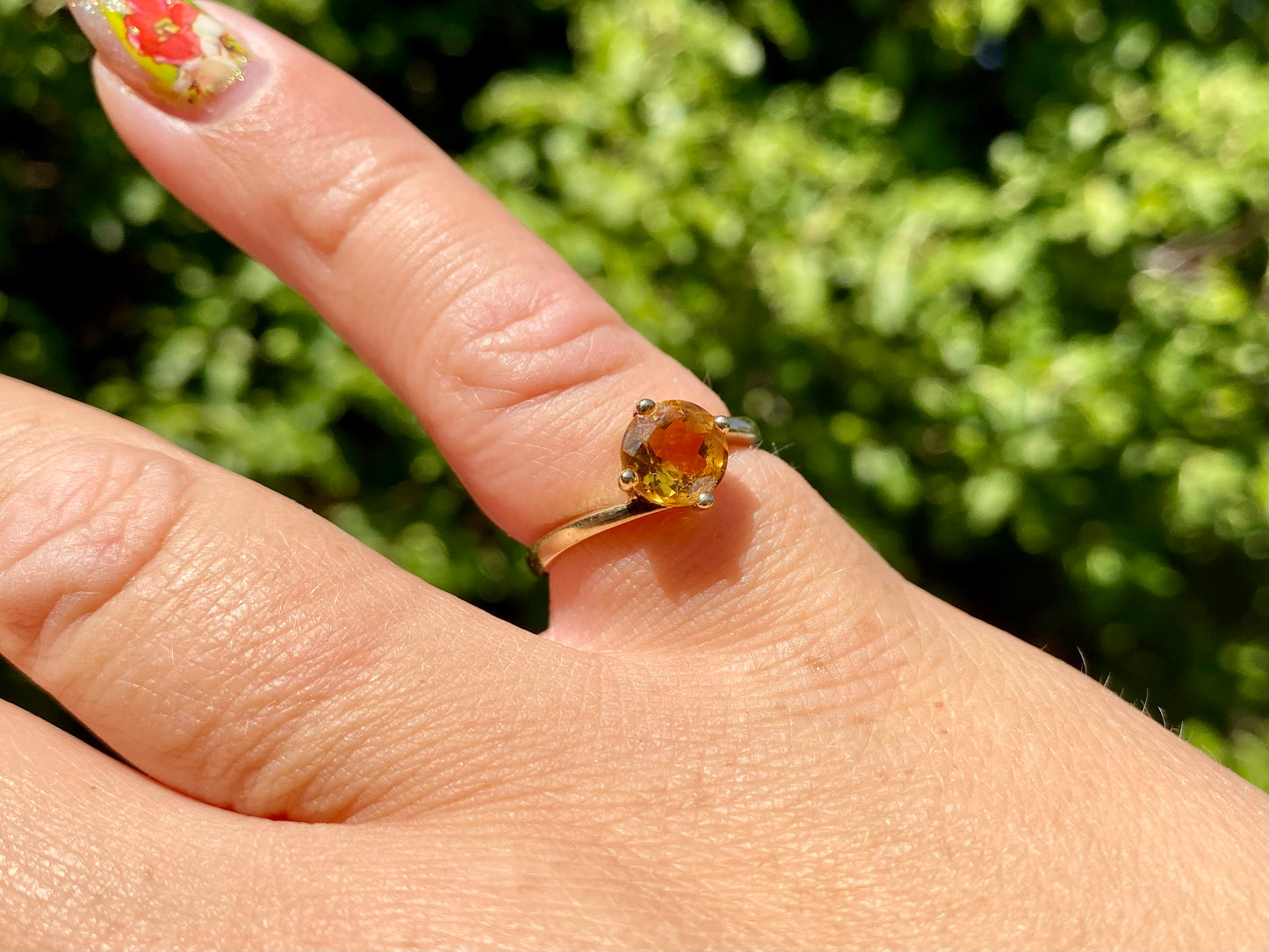 9ct Gold Citrine Ring