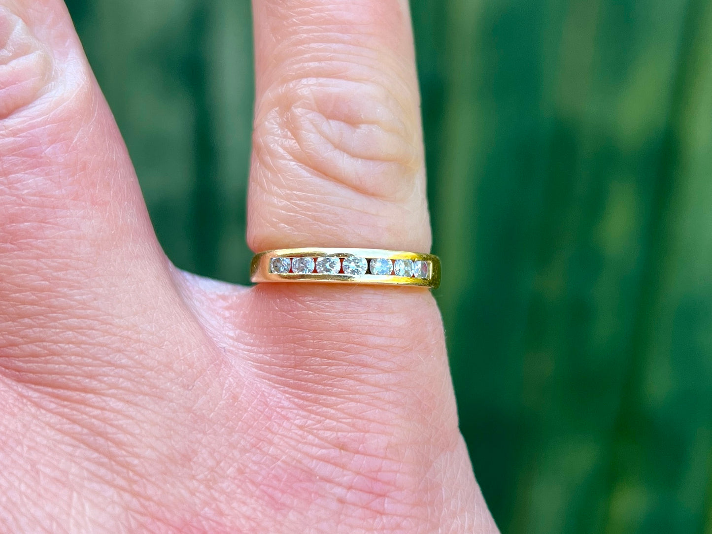 18ct Gold Seven-Stone Diamond Ring