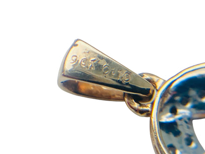 9ct Gold Diamond Pendant