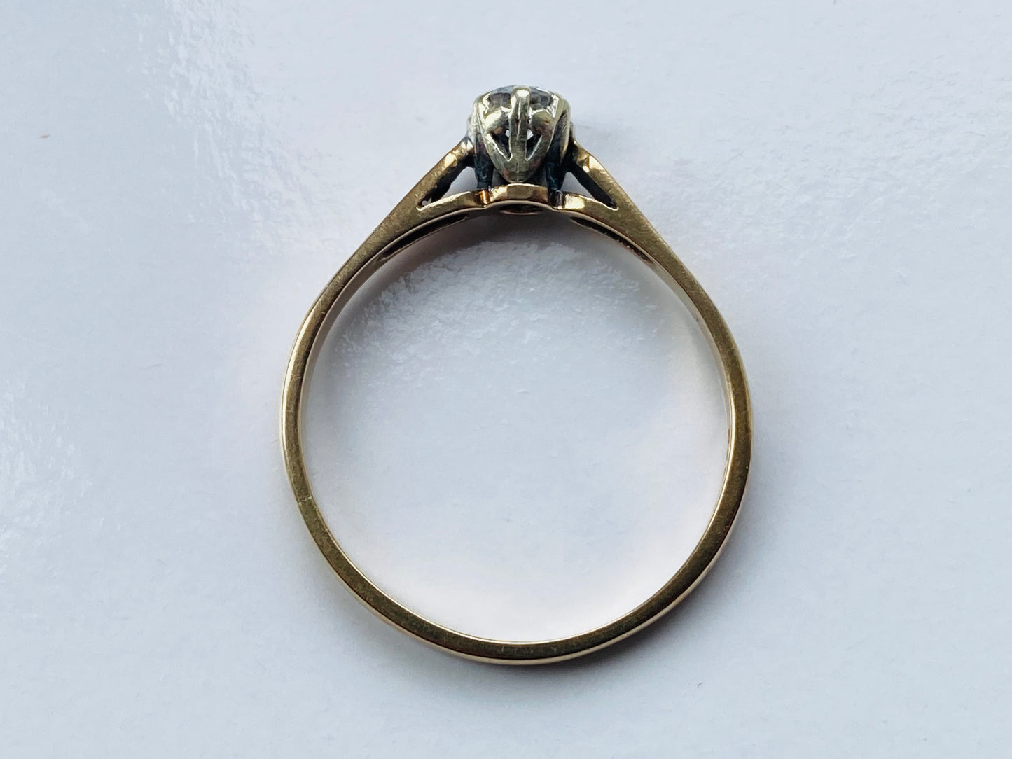 Vintage 9ct Gold Diamond Ring