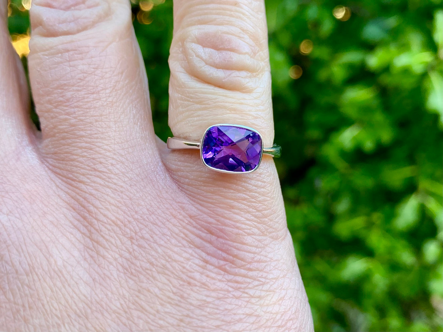 9ct Gold Amethyst Ring