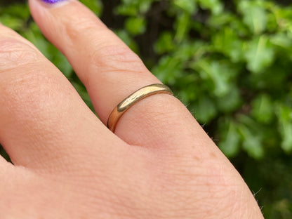 Vintage 9ct Gold Band Ring