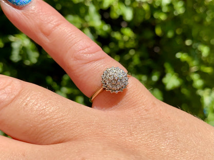 Vintage 9ct Gold Diamond Ring