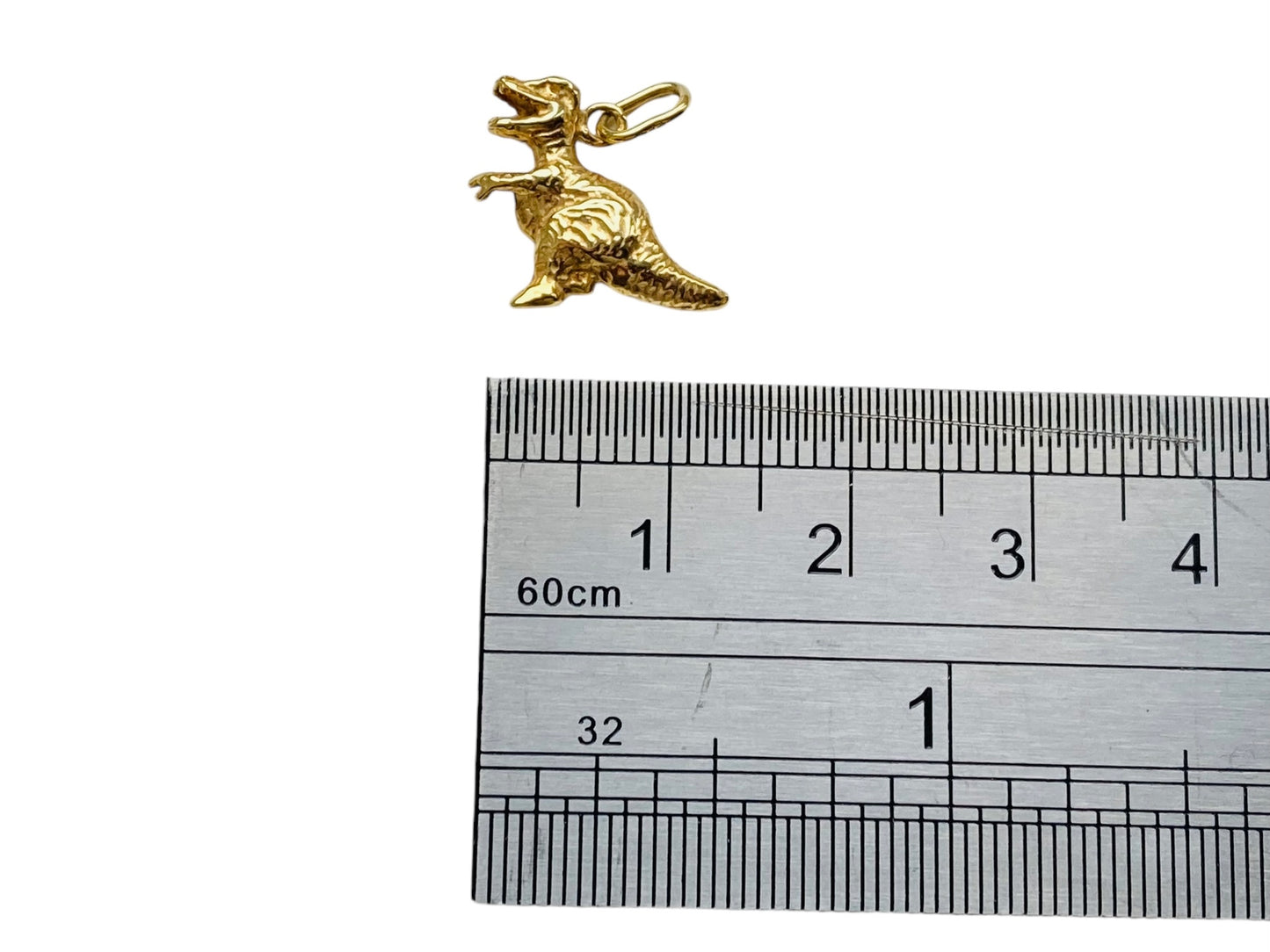 9ct Gold T-Rex Dinosaur Pendant