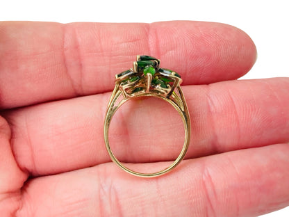 9ct Gold Diopside Ring