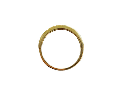 Vintage 18ct Gold Emerald & Diamond Ring