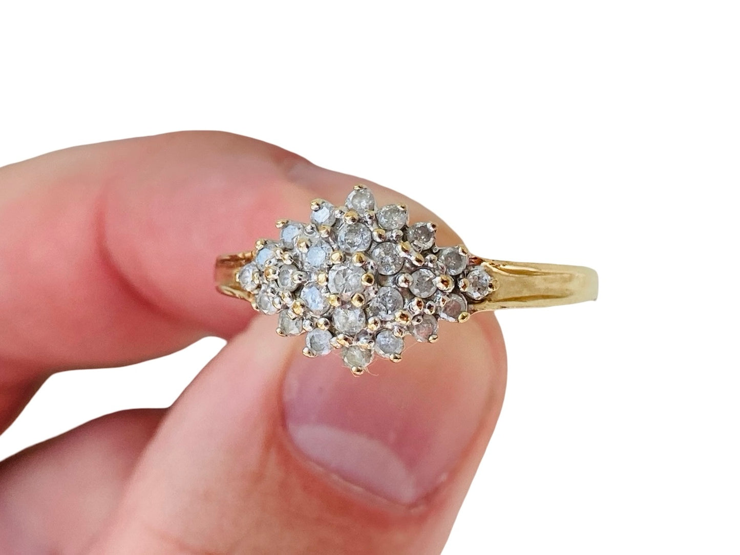 9ct Gold Diamond Ring
