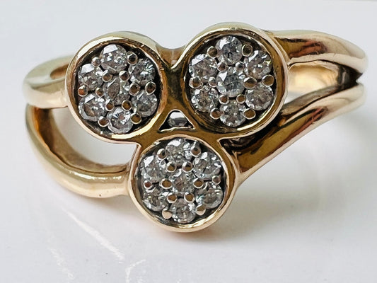 9ct Gold Diamond Ring