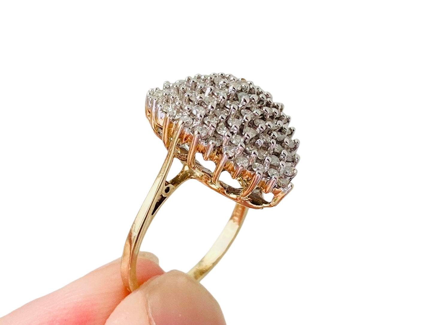 10ct Gold Diamond Ring