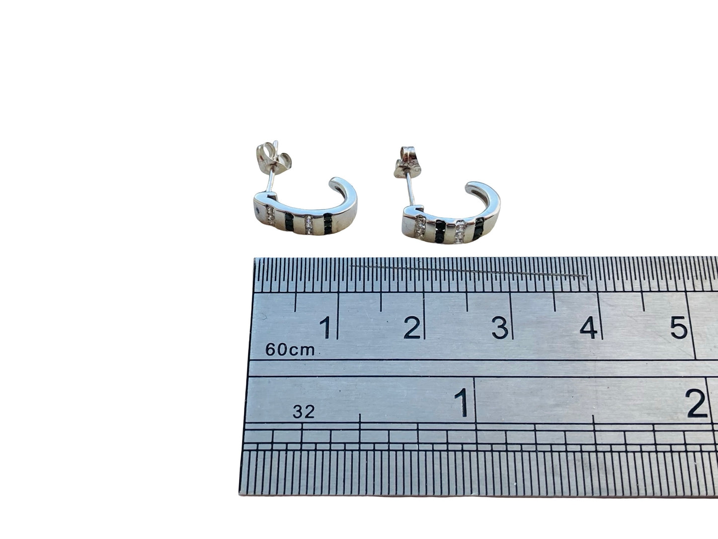 9ct Gold Diamond Earrings