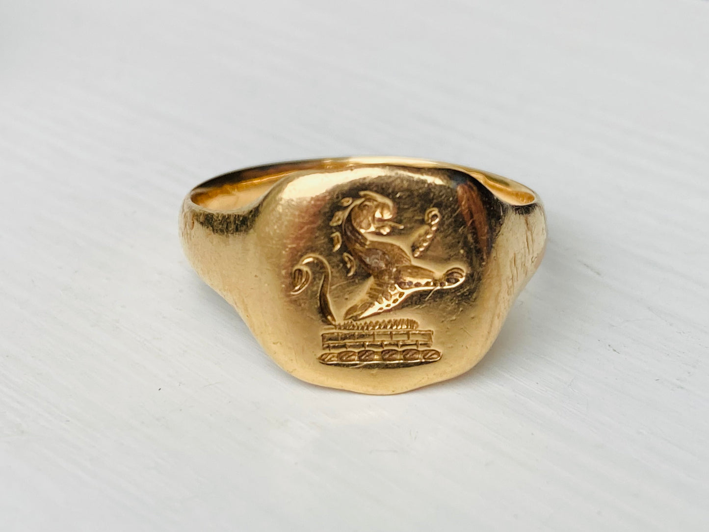 Antique 18ct Gold Seal Ring