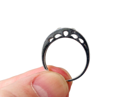 9ct Gold Emerald, Ruby, Sapphire & Diamond Ring