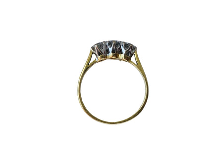 18ct Gold Three-Stone 0.68ct Diamond Ring