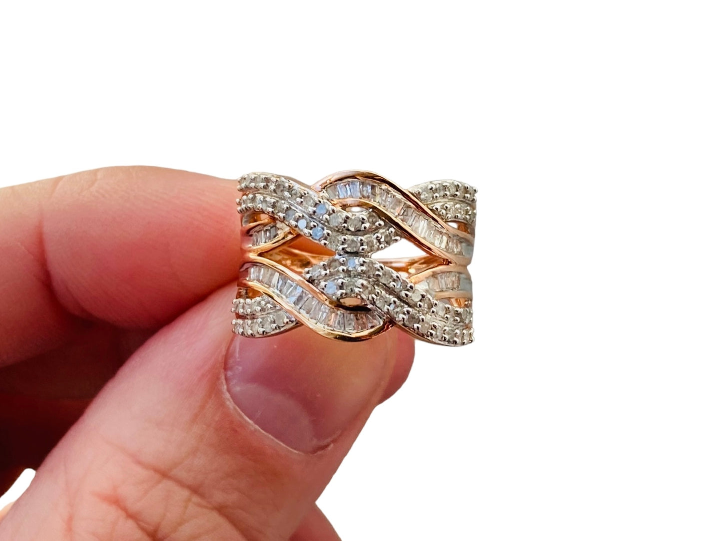 9ct Gold Diamond Ring