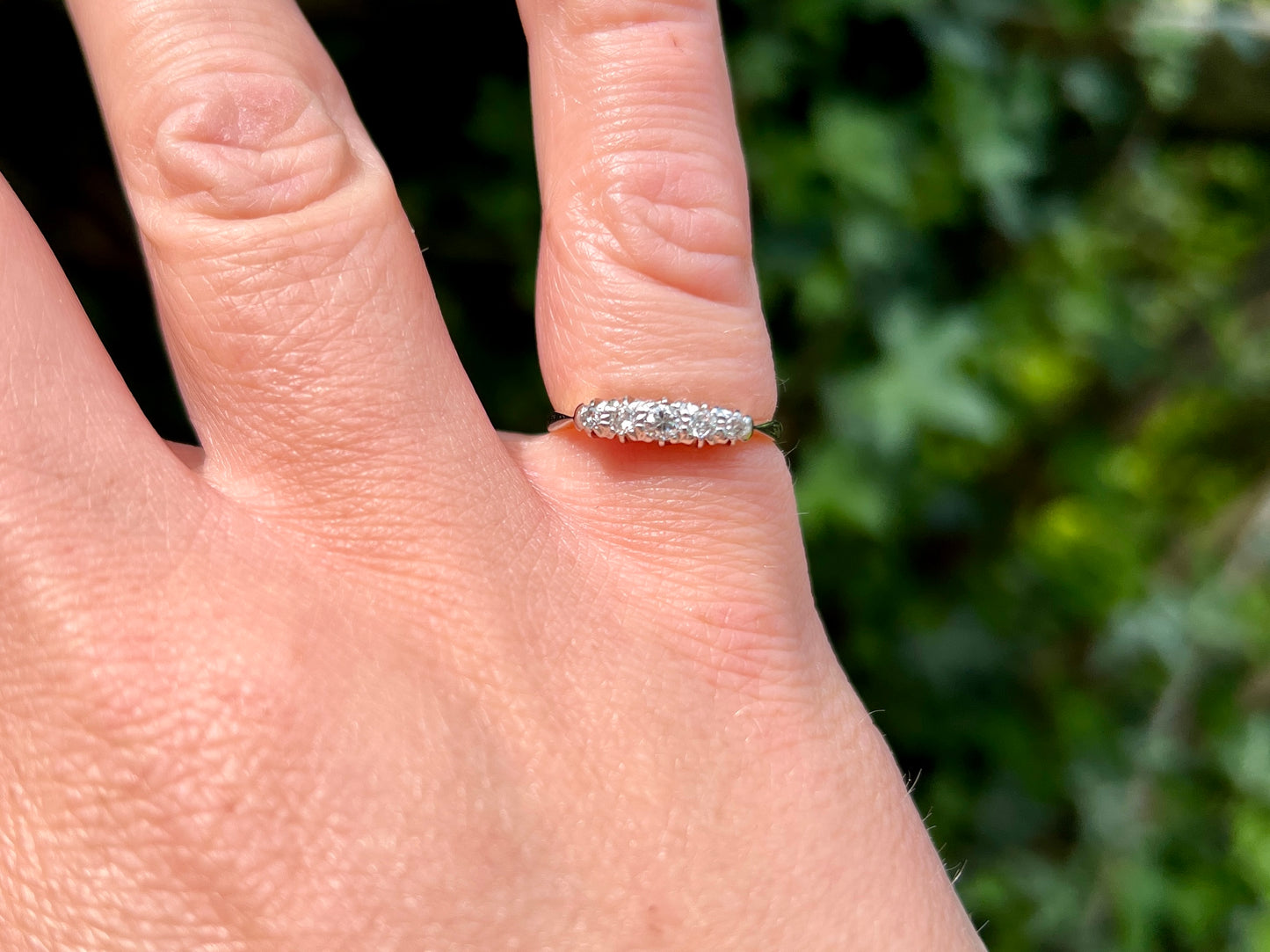 Antique 18ct Gold Diamond Ring