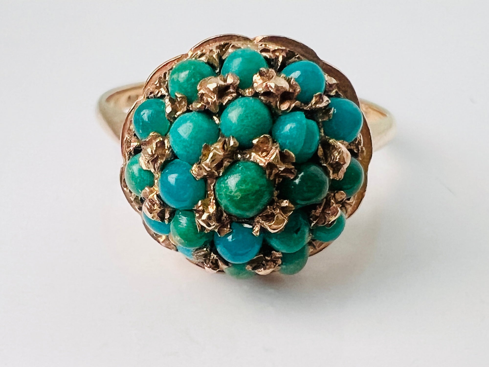 Vintage 9ct Gold Turquoise Ring – Ring-Life