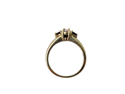 9ct Gold Opal & Tourmaline Ring