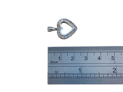 9ct Gold 0.50ct Diamond Heart Pendant