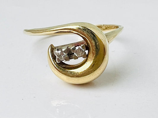 14ct Gold Diamond Ring