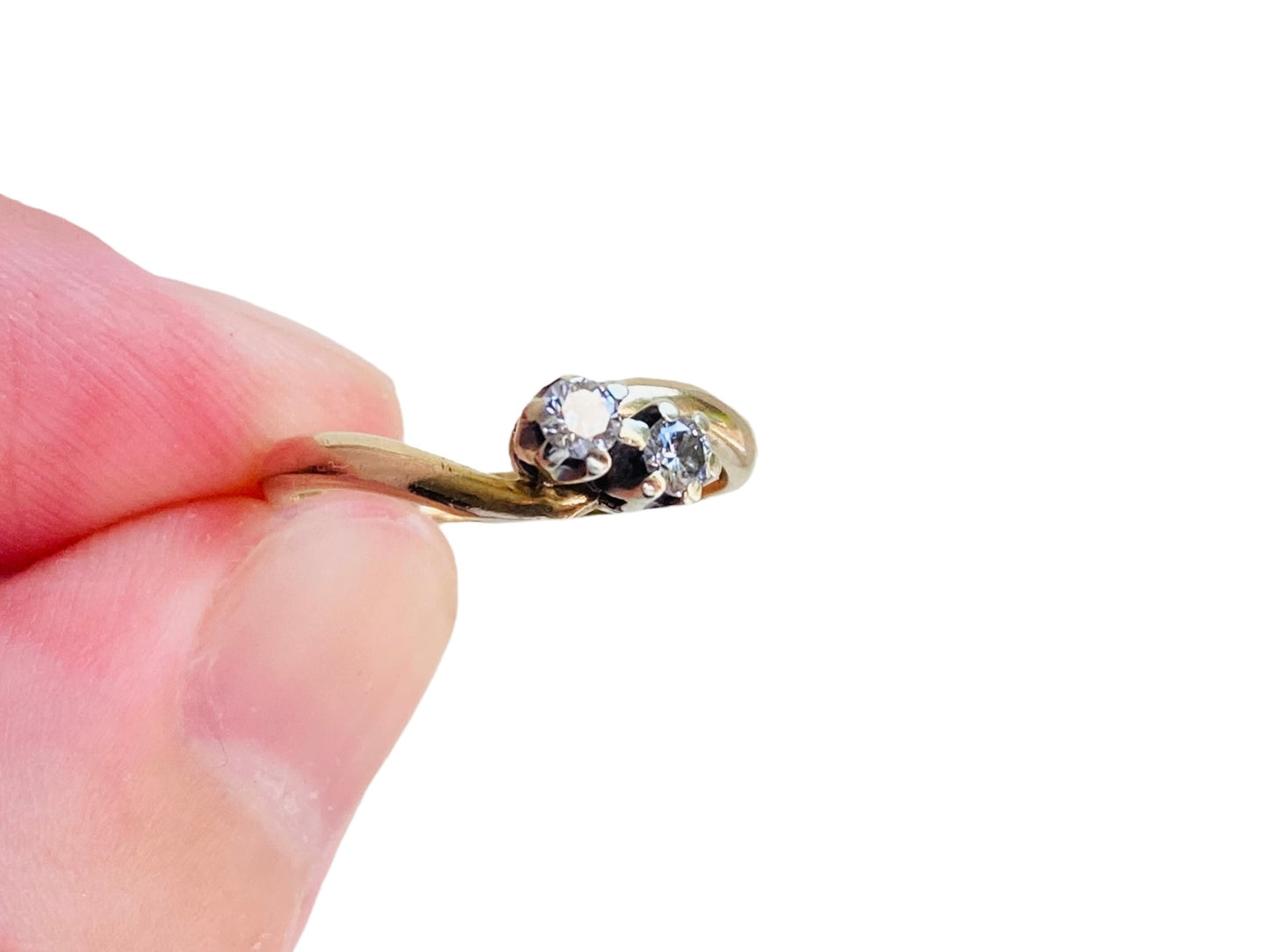 9ct Gold Toi Et Moi Diamond Ring