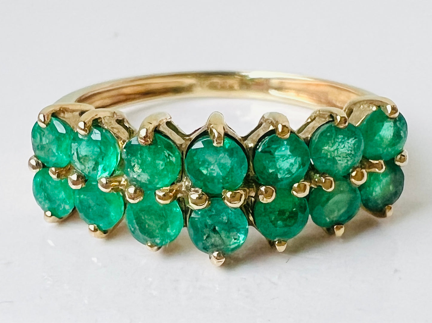 9ct Gold Emerald Ring